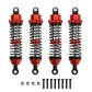 RCAWD REDCAT UPGRADE PARTS Red RCAWD RCFront Rear Shock BS214-011 for 1/10 Redcat Racing Blackout SC XTE XBE PRO