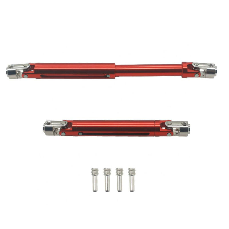 RCAWD REDCAT UPGRADE PARTS Red RCAWD Steel CVD Drive Shaft For 1/10 Redcat Racing 11344 Everest Gen 8 Crawler