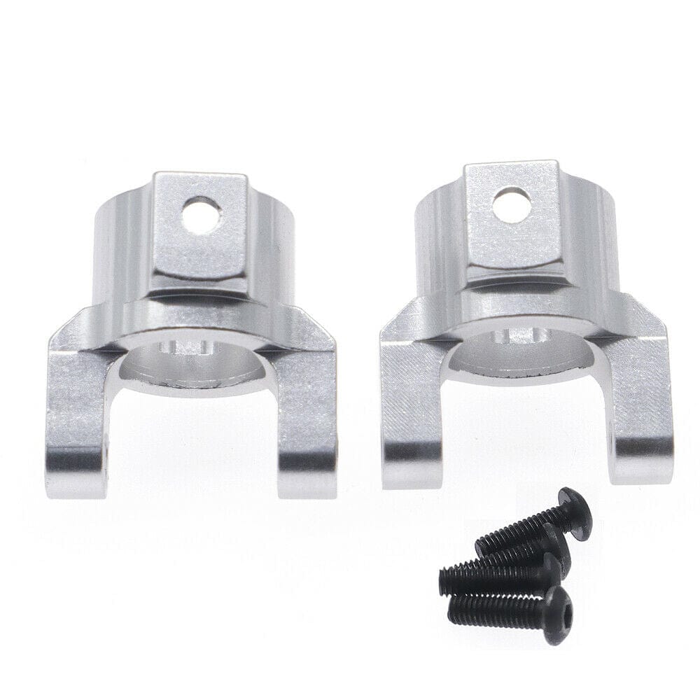 RCAWD REDCAT UPGRADE PARTS Silver RCAWD Alloy Caster Mount 18006 For RC Car RedCat 1/10 Everest Gen7 Pro/Sport 2pcs