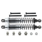 RCAWD REDCAT UPGRADE PARTS Silver RCAWD Alloy RC Shock Absorber 13850 For RC RedCat 1/10 Everest Gen7 Pro/Sport oil filled type