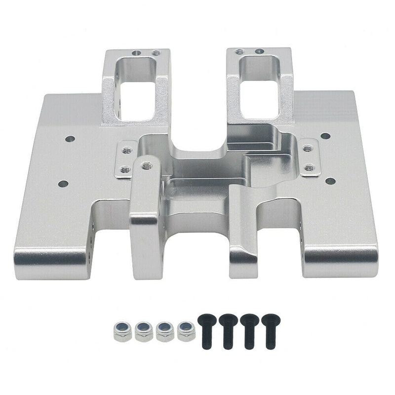 RCAWD REDCAT UPGRADE PARTS Silver RCAWD alloy skid plate center gear box mount For Redcat Gen8 Scout II Crawler