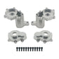 RCAWD REDCAT UPGRADE PARTS Silver RCAWD rear outer portal housing for Redcat Racing Everest Gen 8 Scout II Crawler