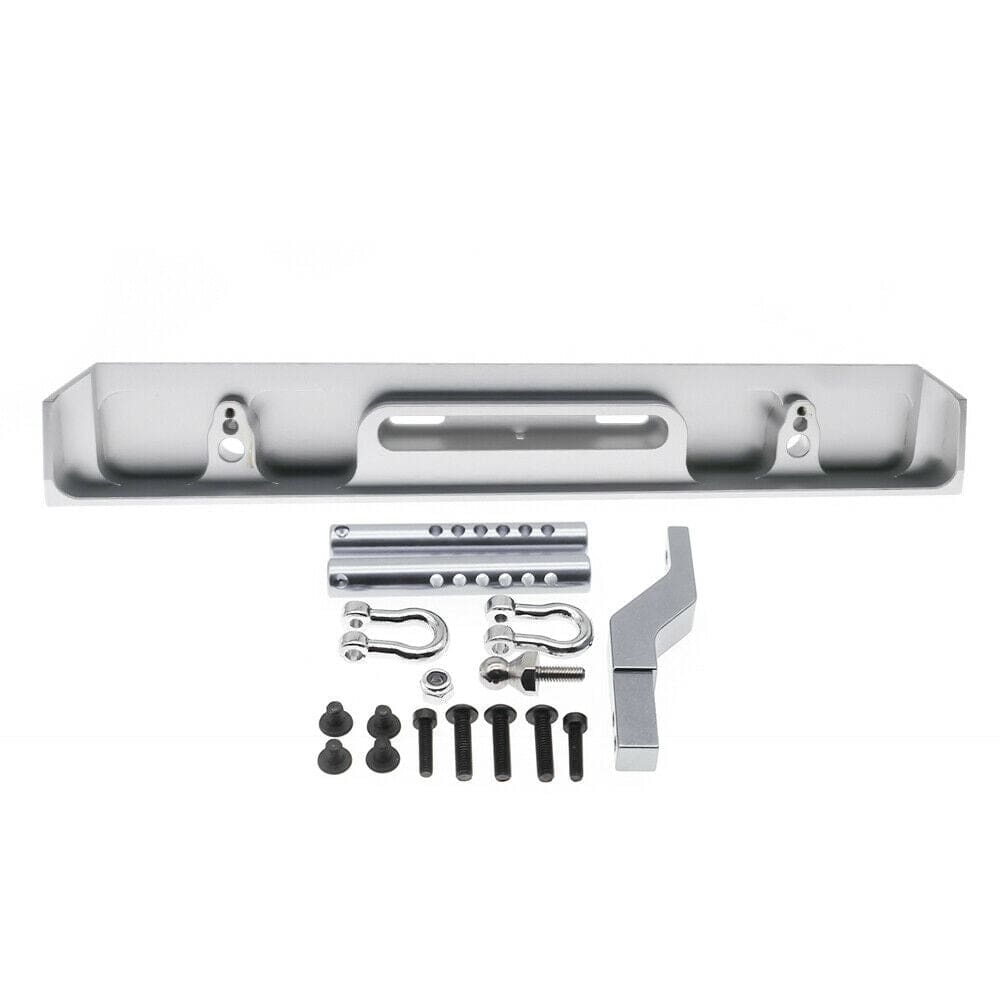 RCAWD REDCAT UPGRADE PARTS Silver RCAWD Scale Rear Bumper for RedCat 1/10 Everest Gen7 Pro/Sport with w/ Hooks R13805