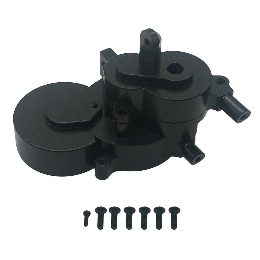 RCAWD REDCAT UPGRADE PARTS Transmission Case Housing Set RCAWD Alloy Upgraded Parts High Quality For 1/10 Redcat Gen8 V2 Scout II Crawler Black