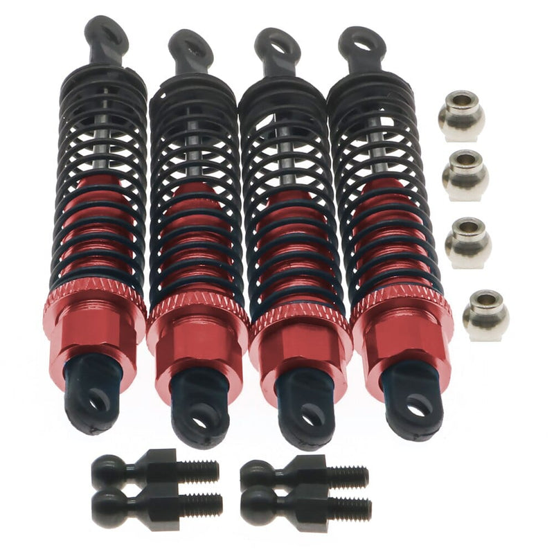RCAWD 4pcs front rear shock absorber damper for ECX 1/12 Barrage 1/18 Temper 1/10 RGT 136100 and FTX Outback crawler parts - RCAWD