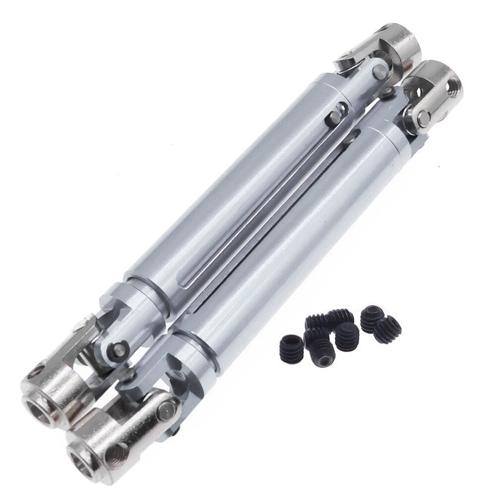 RCAWD RGT 86100 Silver RCAWD alloy 103-150mm center drive shaft for ECX 1/12 Barrage 1/18 Temper 1/10 RGT 136100 and FTX Outback parts