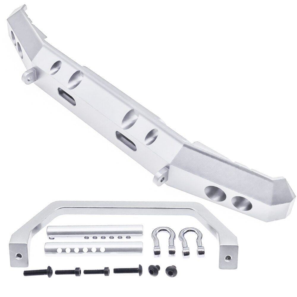 RCAWD RGT 86100 Silver RCAWD ront bumper for 1/10 RGT 86100 86110 FTX5579 Outback Fury crawler upgraded parts