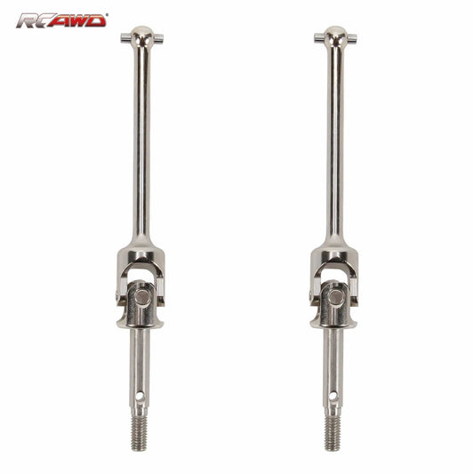 RCAWD Silver 2x #45 Front Universal Driveshaft Set U-joint drive shaft for 1-8 Losi LMT RC car Upgrded part