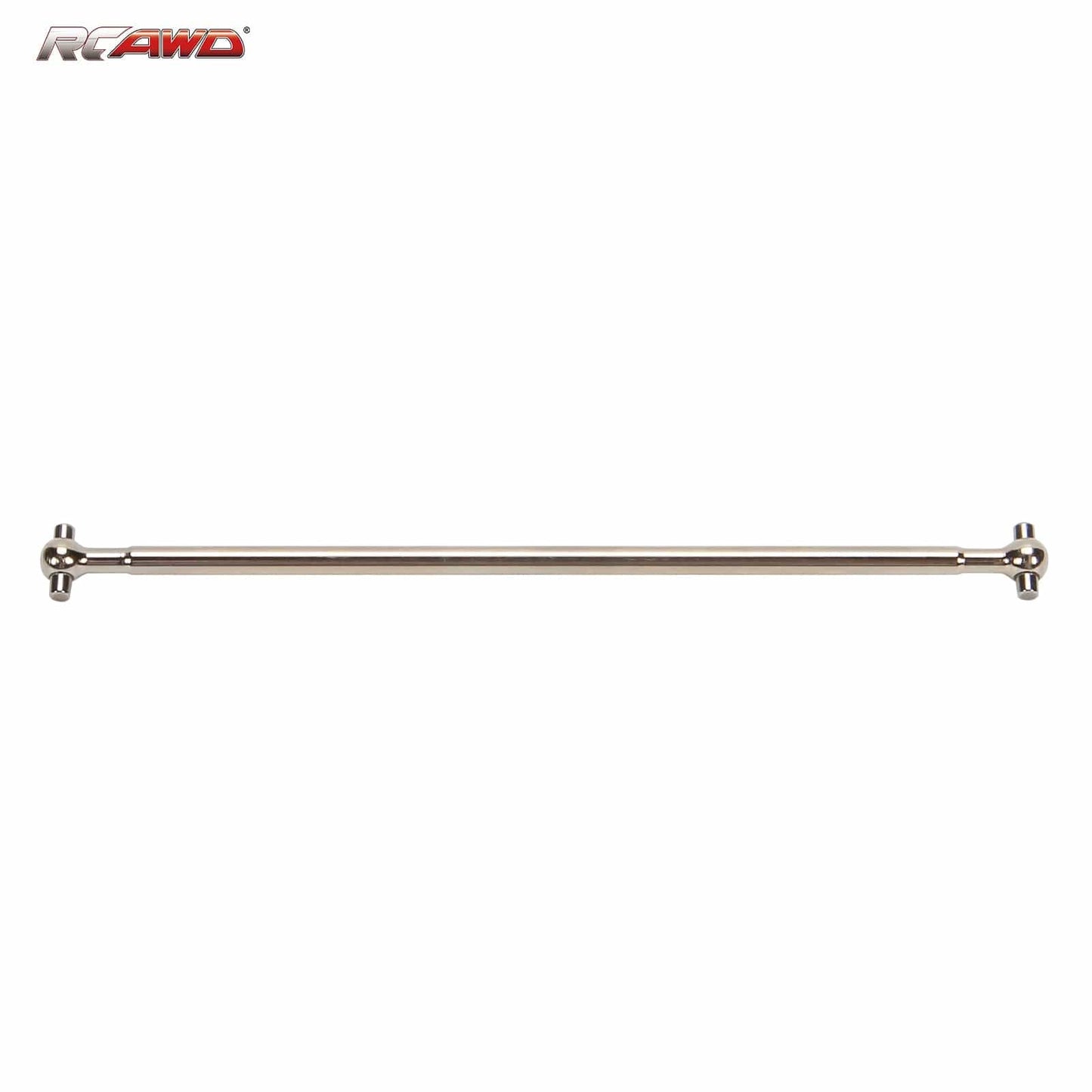 RCAWD Silver #45 steel Front Center Drive Shaft dogbone 4*136MM  for 1-10 Losi Baja Rey RC car Upgrded part