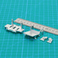 RCAWD silver RCAWD 1/24 Axial SCX24 Upgrades Alloy battery tray ESC tray rear shock tower SCX2502