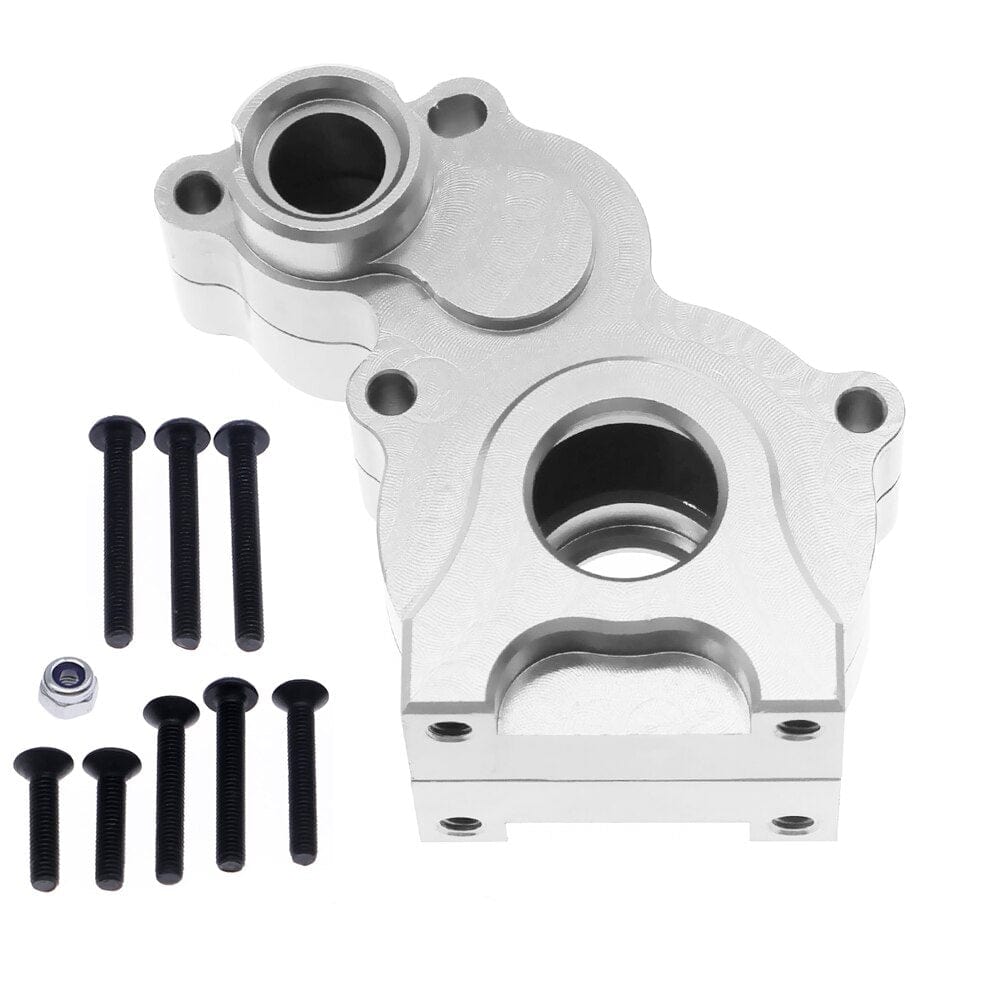 RCAWD Silver RCAWD Aluminum gear cover gear box gear housing for 1/10 RGT 86100 86110 FTX5579 Outback Fury crawler part