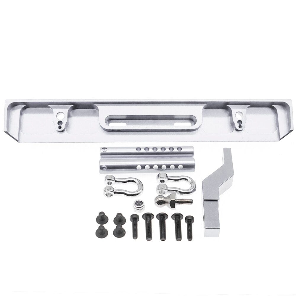 RCAWD Silver RCAWD Aluminum rear bumper for 1/10 RGT 86100 86110 FTX5579 Outback Fury crawler upgraded parts