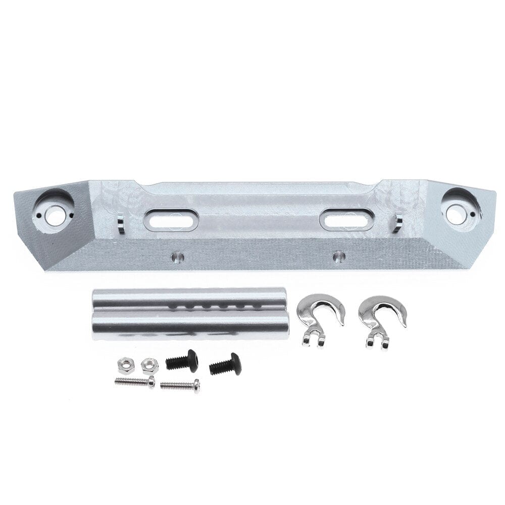 RCAWD Silver RCAWD Aluminum rear bumper for ECX 1/12 Barrage 1/18 Temper 1/10 RGT 136100 and FTX Outback crawler parts