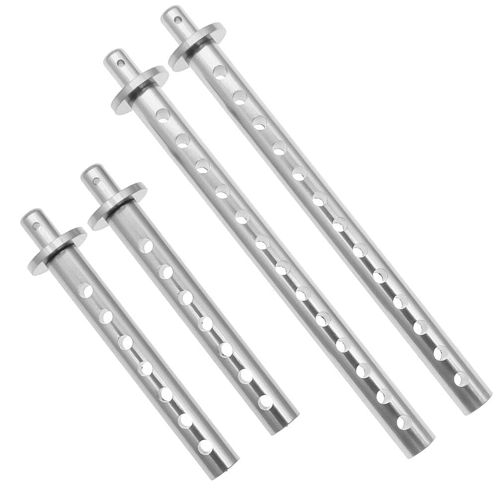RCAWD Silver RCAWD front and rear body post set  for 1/10 RGT 86100 86110 FTX5579 Outback Fury crawler part 4pcs