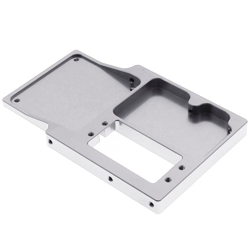 RCAWD Silver Servo/ESC mount tray plate for 1/10 RGT 86100 86110 FTX5579 Outback Fury crawler parts