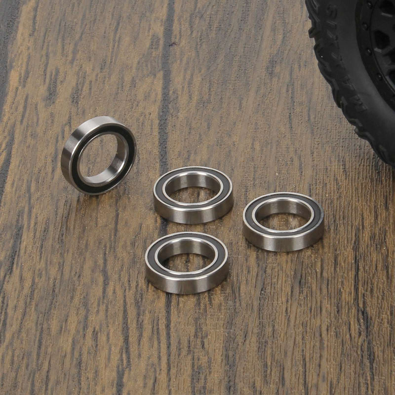 RCAWD 12x18x4mm Ball Bearing with Black Rubber Sealed set 5120 for Maxx upgrades - RCAWD