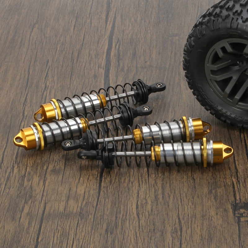RCAWD TRAXXAS MAXX Yellow RCAWD Traxxas Maxx upgrade Metal Shocks Absorber oil-filled type 8961