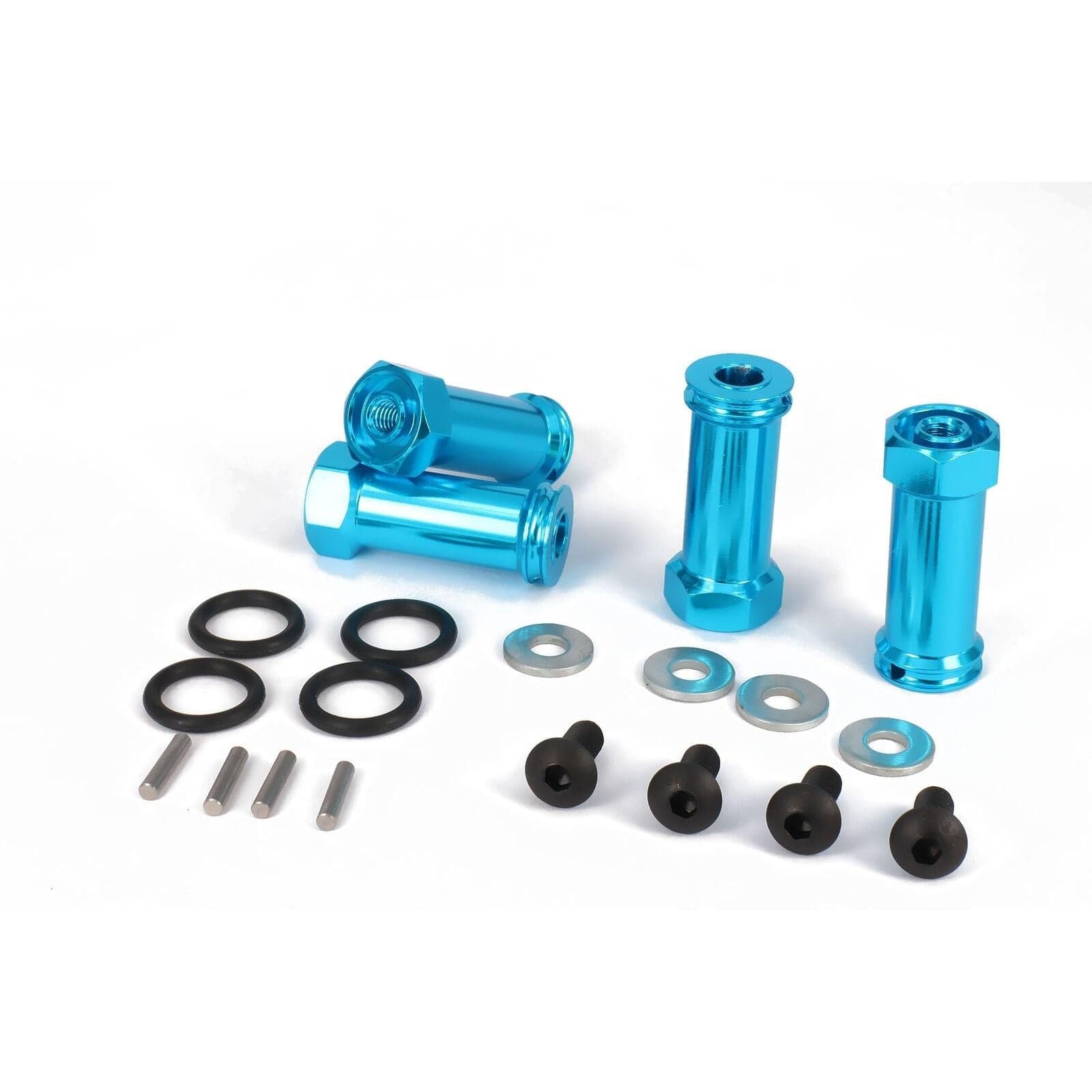 RCAWD TRAXXAS UPGRADE PARTS RCAWD 12mm Hex Hub Extension Adapter 30mm Length For RC 1/10 Traxxas Slash 5807 Blue