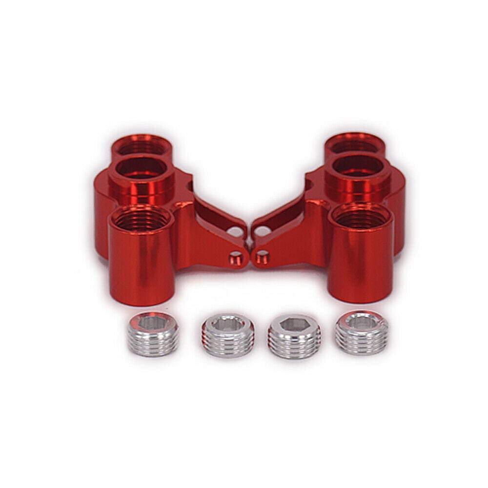 RCAWD TRAXXAS UPGRADE PARTS Red RCAWD Steering Hub Carrier Axle Carrier For 1/16 Traxxas Slash 7034 2PCS