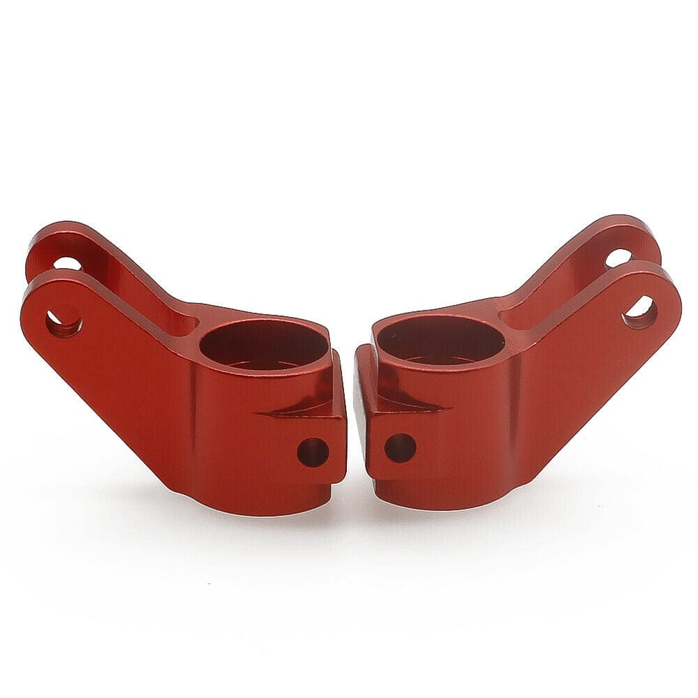 RCAWD TRAXXAS UPGRADE PARTS Red RCAWD steering hub carrier knuckle arm blocks For 1/10 Traxxas Slash 2WD Short Course