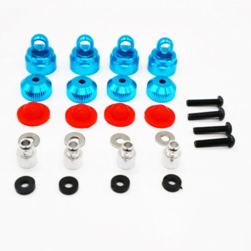 RCAWD TRAXXAS UPGRADE PARTS shock caps pivot balls 3767 RCAWD Alloy CNC DIY Upgrade Parts For 1/10 Traxxas Slash 2WD Short Course Truck