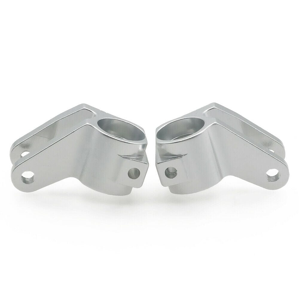 RCAWD TRAXXAS UPGRADE PARTS Silver RCAWD steering hub carrier knuckle arm blocks For 1/10 Traxxas Slash 2WD Short Course