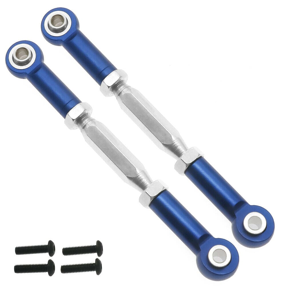 RCAWD VRX UPGRADE PARTS Dark Blue RCAWD Steering Turnbuckle Linkage for 1/10 VRX Octane VETTA Karoo FTX Outlaw RH1045 2pcs