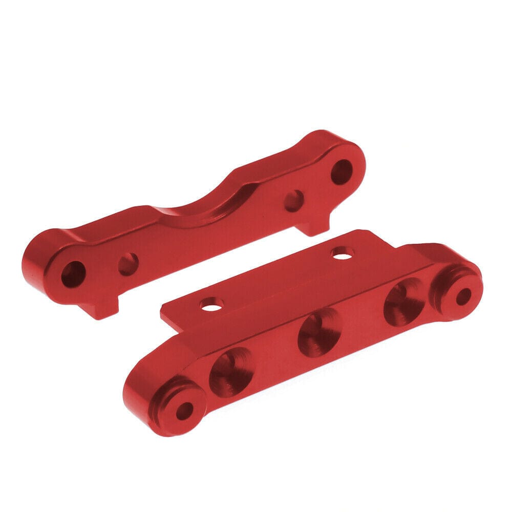 RCAWD VRX UPGRADE PARTS Red RCAWD Alloy Front Suspension Holder For RC 1-10 VRX Octane VETTA Karoo FTX Outlaw 2pcs