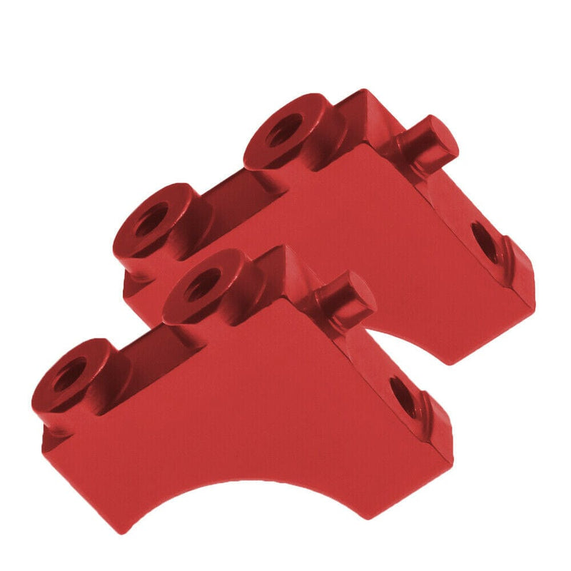 RCAWD VRX UPGRADE PARTS Red RCAWD Alloy Servo Post Mount For RC Car 1-10 VRX Octane VETTA Karoo FTX Outlaw 2pcs