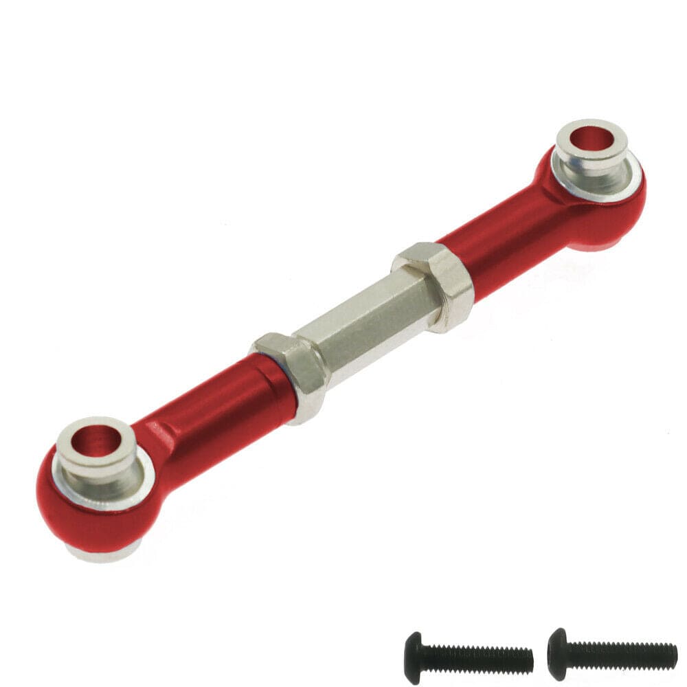 RCAWD VRX UPGRADE PARTS Red RCAWD Servo Linkage Tie Rod Turnbuc for 1/10 VRX Hobby Octane VETTA Karoo FTX