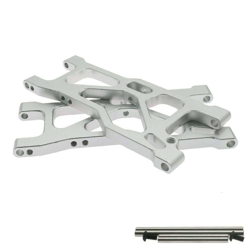 RCAWD VRX UPGRADE PARTS Silver RCAWD Front Lower Suspension A-arm For RC 1/10 VRX Octane VETTA Karoo FTX Outlaw 2pcs