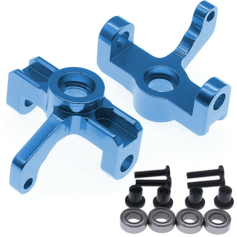 RCAWD WLTOYS UPGRADE PARTS Blue RCAWD Steering arm for 1/14 Wltoys 144001 buggy 2pcs