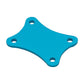RCAWD WLTOYS UPGRADE PARTS RCAWD 1258 Alloy rear wing mount plate for 1-14 Wltoys 144001 124019 RC Car