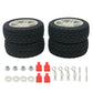 RCAWD WLTOYS UPGRADE PARTS RCAWD RC Tires Set for 1/14 WLtoys 144001 124018 124019 RC Car with Body Clip gift