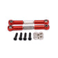 RCAWD WLTOYS UPGRADE PARTS Red RCAWD Adjustable Tie Rod Servo Link 0018 For RC Model Car 1/12 Wltoys 12428 12628 2pcs
