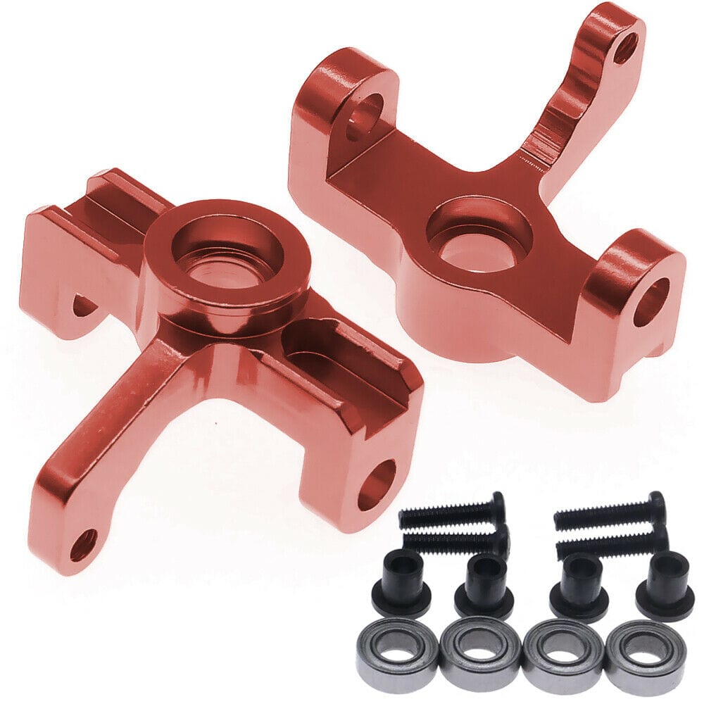 RCAWD WLTOYS UPGRADE PARTS Red RCAWD Steering arm for 1/14 Wltoys 144001 buggy 2pcs