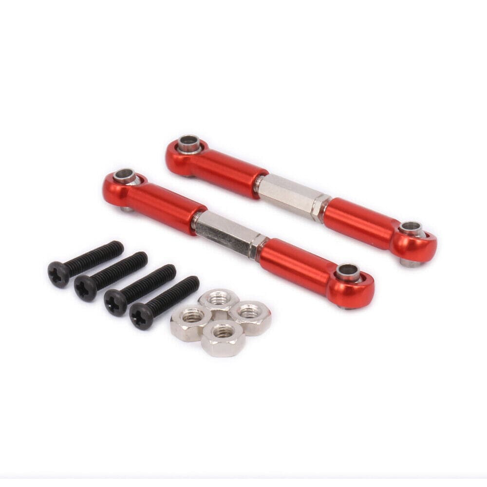 RCAWD WLTOYS UPGRADE PARTS tie rod servo link 0018 RCAWD Alloy CNC DIY Upgrades Parts For 1/12 Wltoys 12428 12423 FY03 RC Car