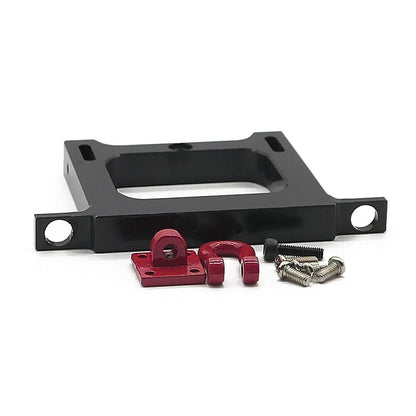 RCAWD WPL UPGRADE PARTS Black RCAWD Rear mount plate for WPL Henglong B14 B24 B16 B36 4x4 And 6x6 Military