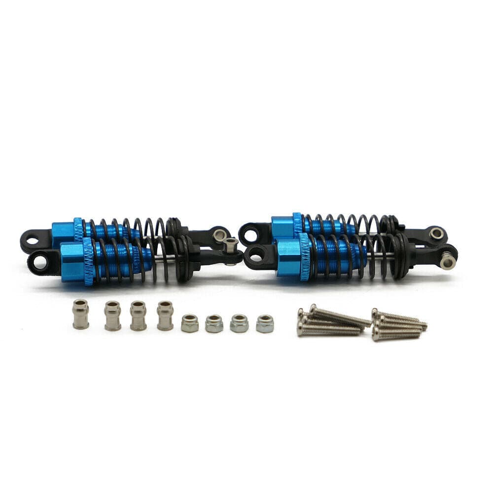 RCAWD WPL UPGRADE PARTS Blue RCAWD Shock adsorber for 1/16 WPL Henglong C14 C24 4x4 pick-up truck crawler 4pcs
