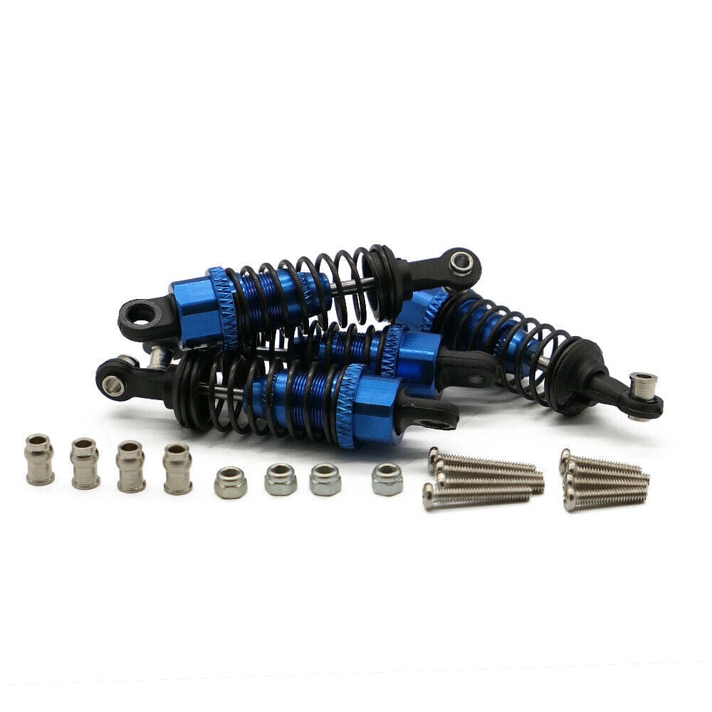 RCAWD WPL UPGRADE PARTS Dark Blue RCAWD Shock adsorber for 1/16 WPL Henglong C14 C24 4x4 pick-up truck crawler 4pcs