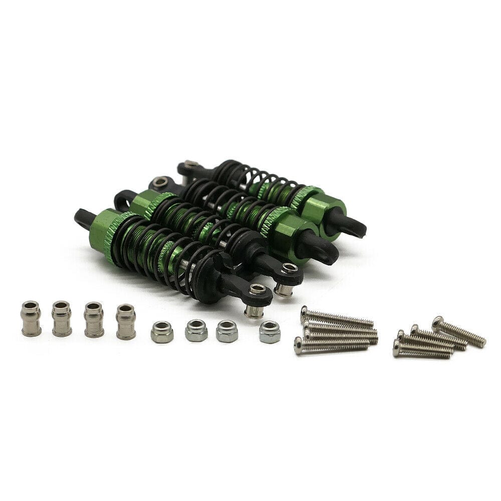 RCAWD WPL UPGRADE PARTS Green RCAWD Shock adsorber for 1/16 WPL Henglong C14 C24 4x4 pick-up truck crawler 4pcs