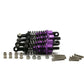 RCAWD WPL UPGRADE PARTS Purple RCAWD Shock adsorber for 1/16 WPL Henglong C14 C24 4x4 pick-up truck crawler 4pcs