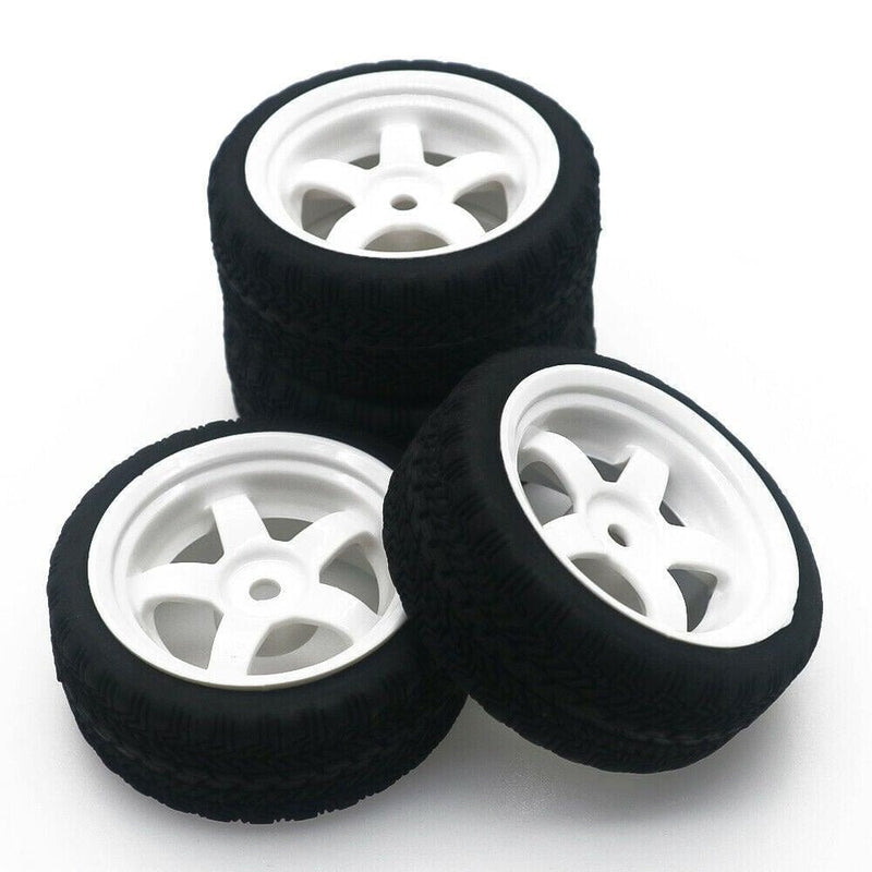 RCAWD 63mm 5 spoke wheel rubber tire for WPL D12 drift truck - RCAWD